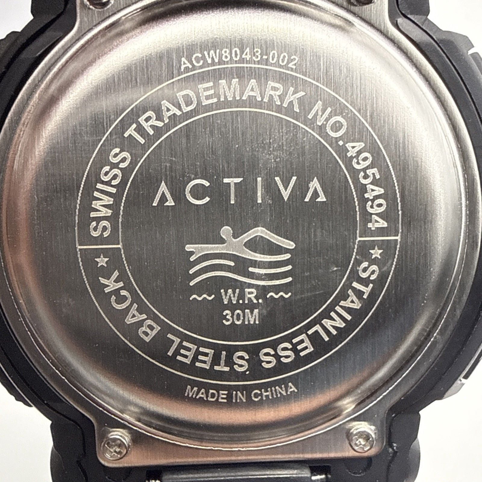 Activa Vord X Digital Men’s Watch Black 49mm ACW8043-002 New In Box 13
