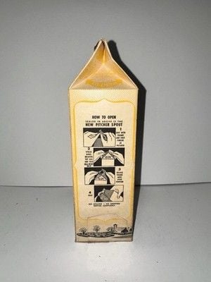 Vintage Thornhill Farms Milk Carton Lafayette Indiana Dairy Advertising 2