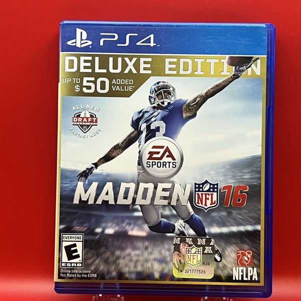 EA SPORTS Madden NFL 16 Deluxe Edition PS4 Sports NTSC-U/C E Multiplayer 2015