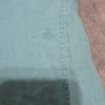 Ralph Lauren Button Down Shirt Custom Fit Mens L Aqua Blue Cotton Preppy Classic 7