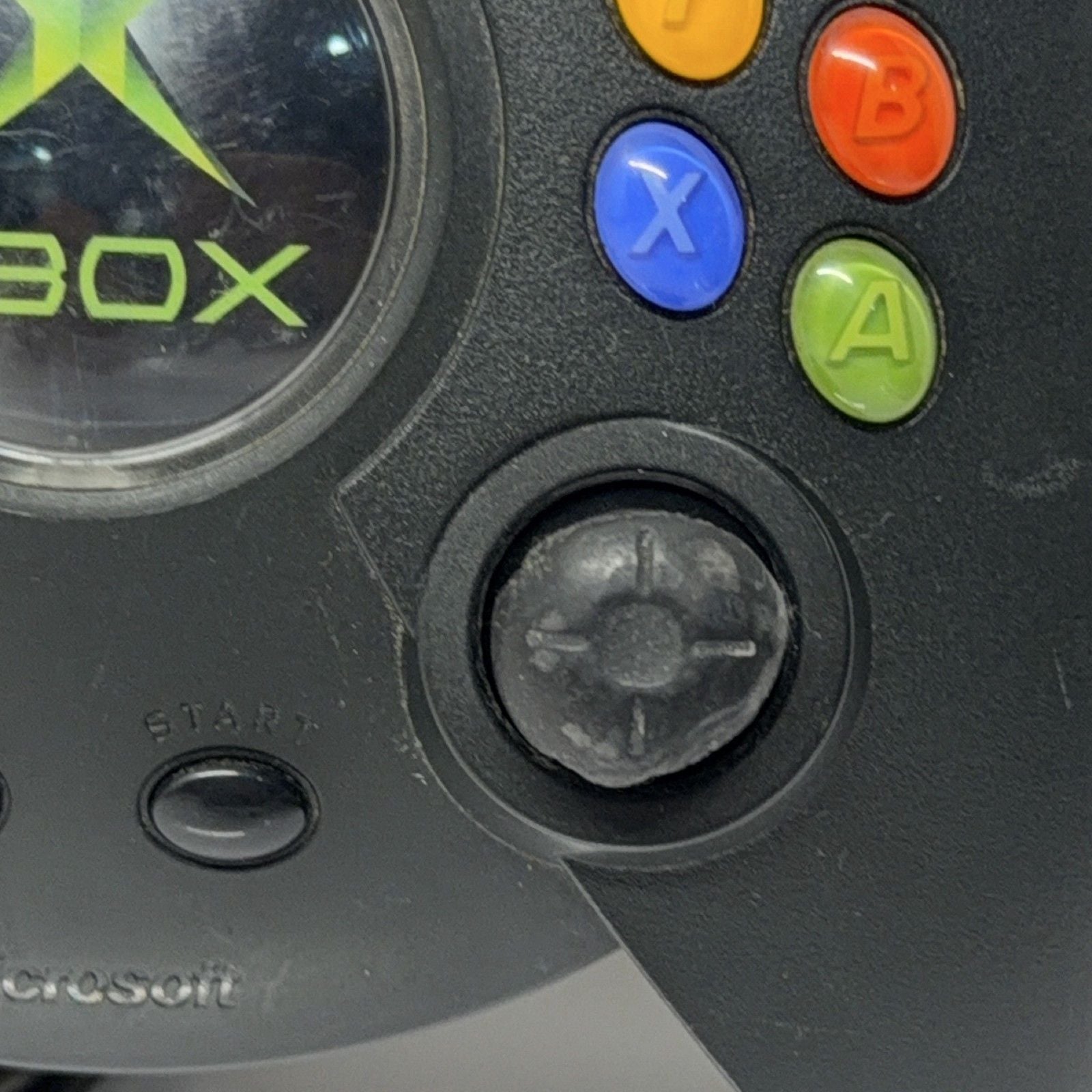 Microsoft Duke Wired Game Controller X08-17160 Original Xbox Black 10ft 3
