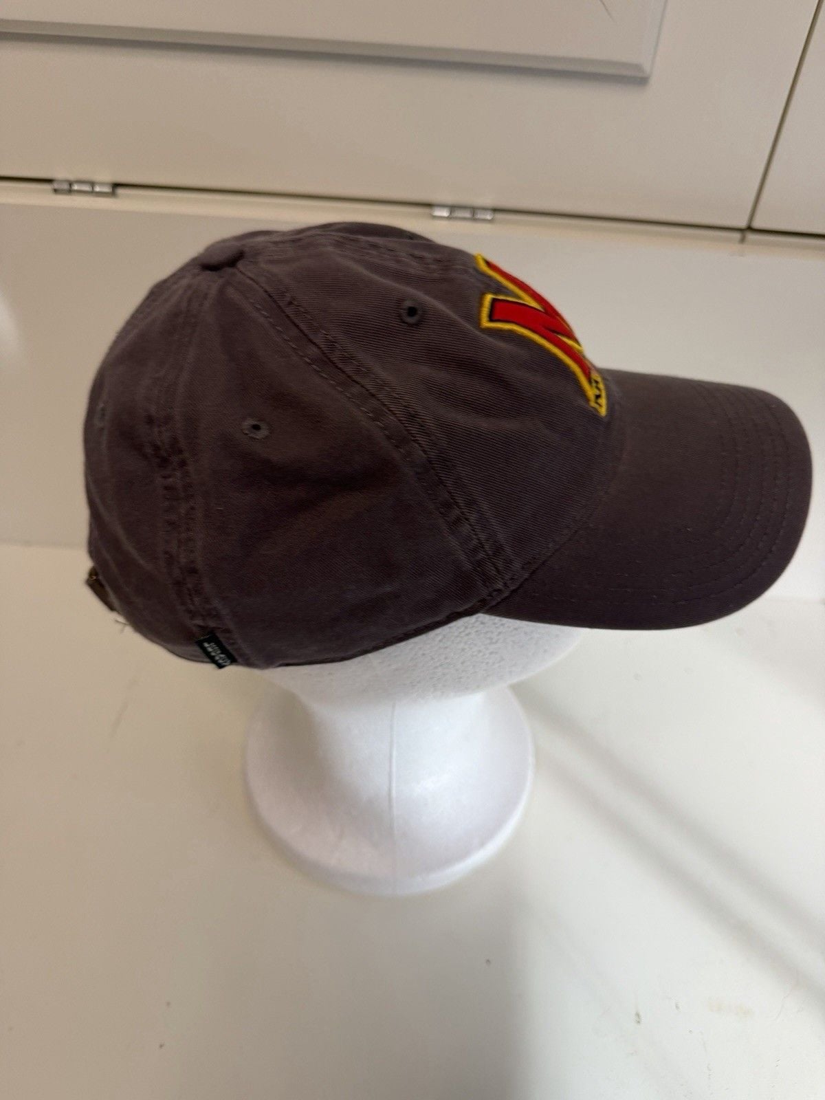Maryland Terrapins Embroidery Hat Mens Gray Cotton Adjustable Baseball Cap 3