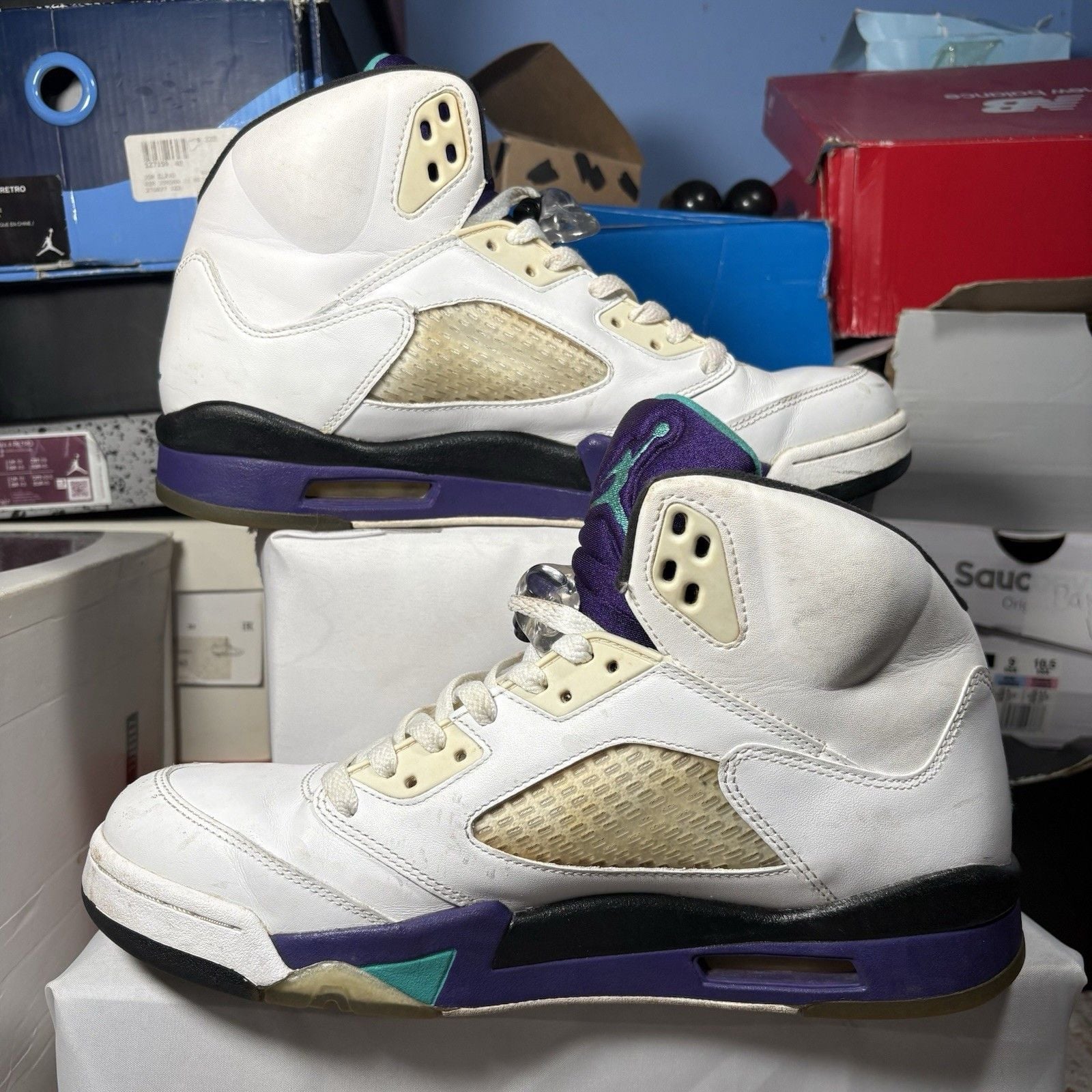 Size 10 - Jordan 5 Retro Grape 2013 3