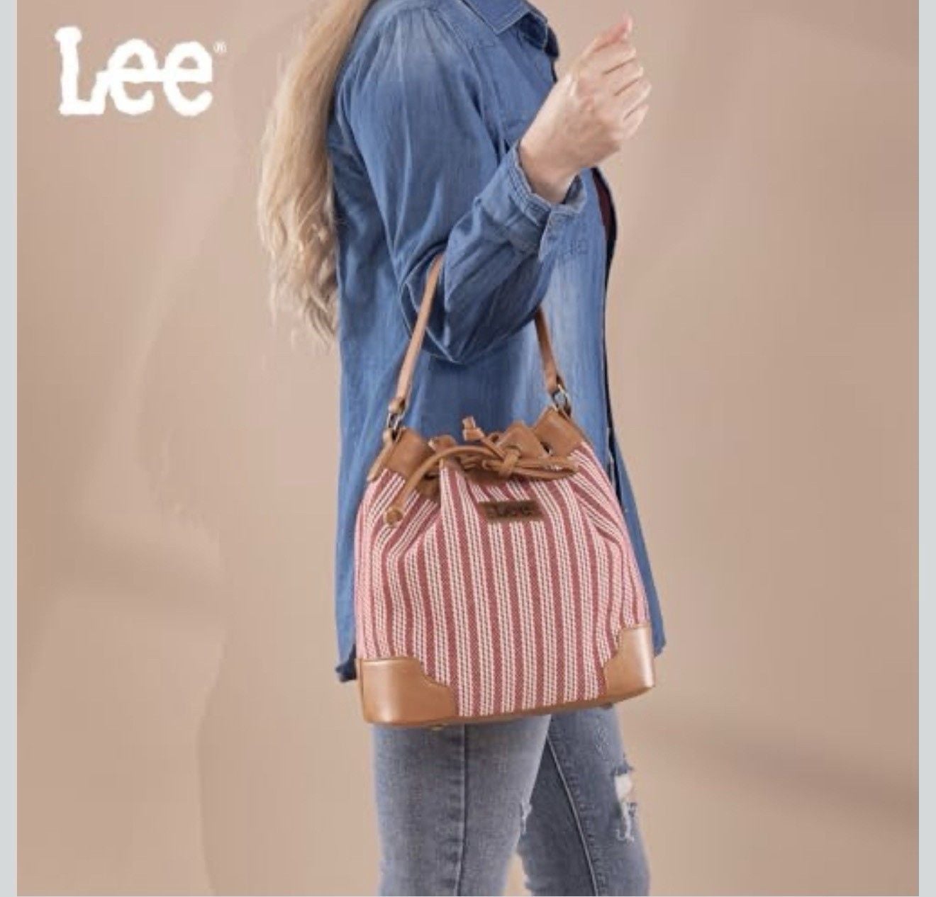 Montana West x Lee Bucket Bag Drawstring Hobo Purses Crossbody Shoulder Handbags 6