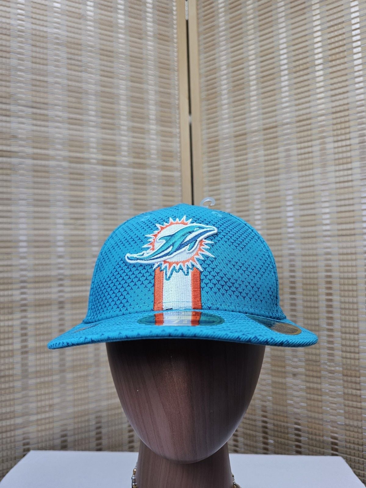 New Era Miami Dolphins 59FIFTY Fitted Hat Aqua Size 7 3/8 4