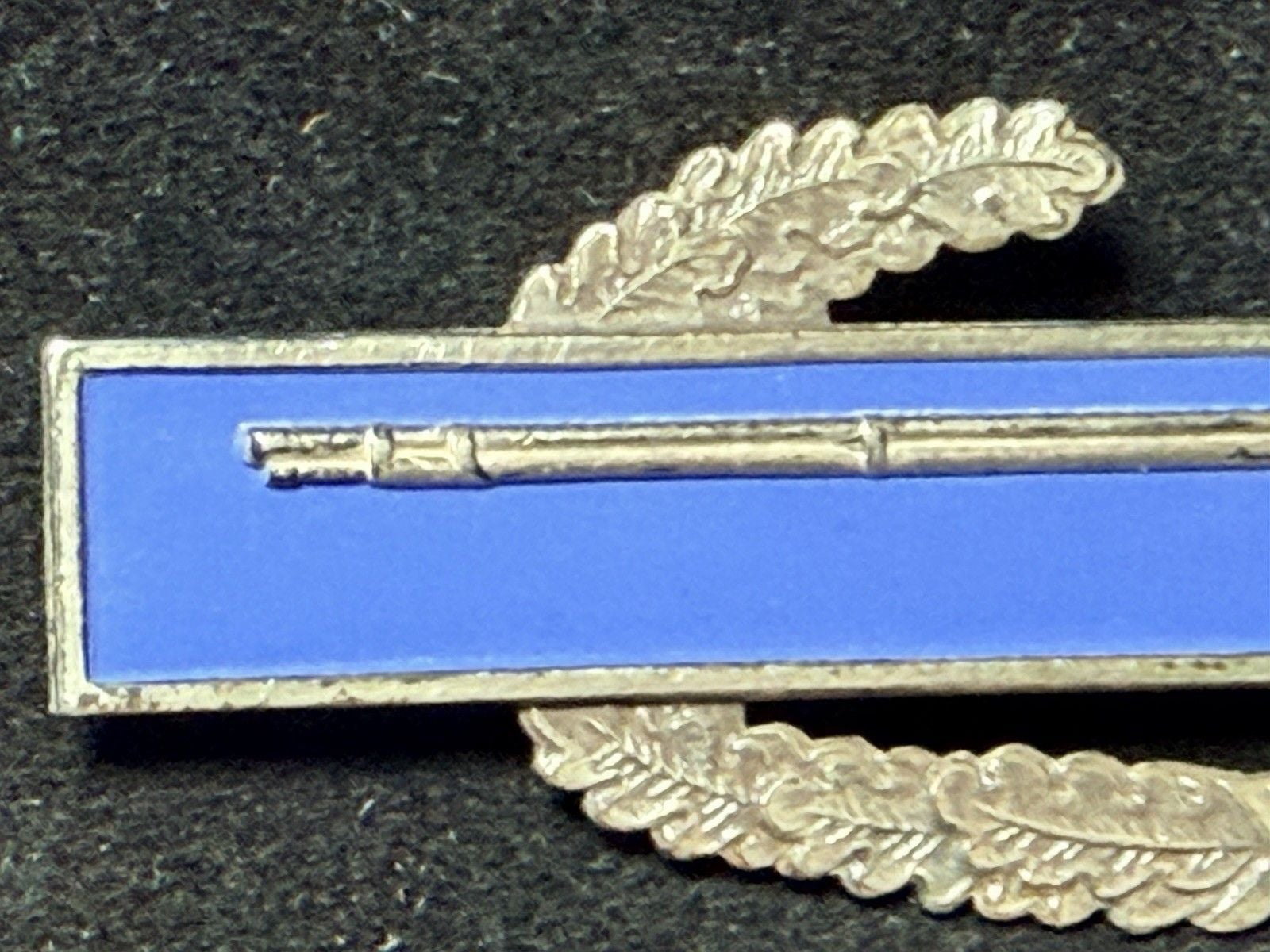 Vtg WWII US Army Combat Infantryman Badge CIB Sterling Silver Enamel Full Size 6