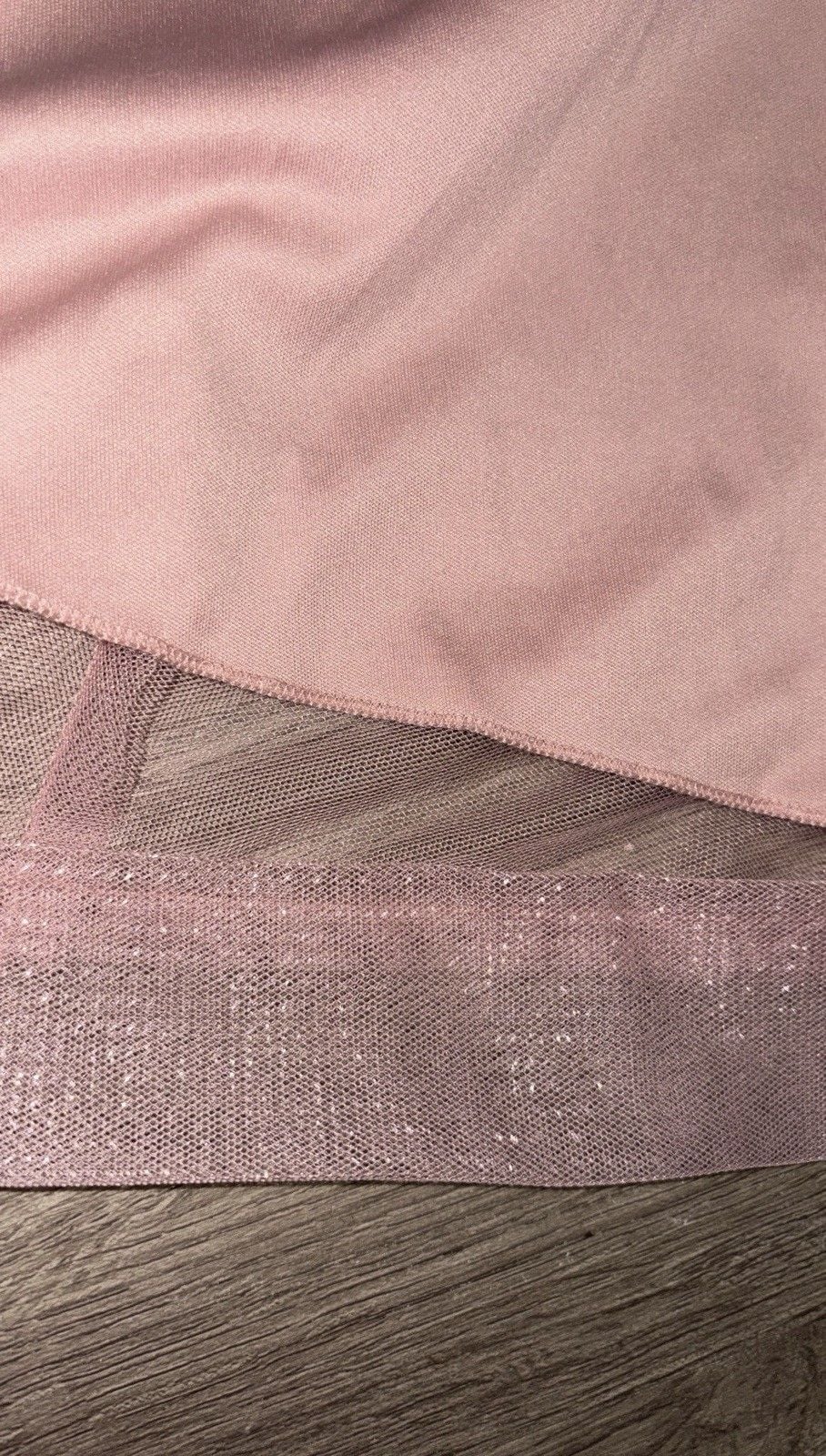 Blush Pink Sweetheart Sleeveless A-Line Full-Length Tulle Lace Beaded Dress 6