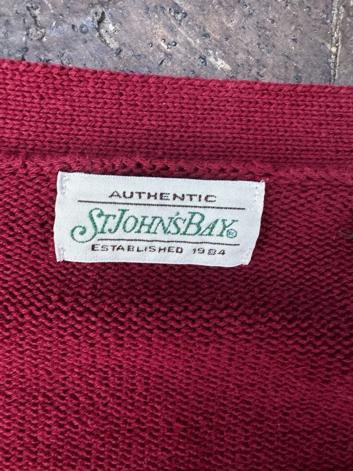 St John's Bay Men's Vintage Wisconsin Sweater Size XXL 6