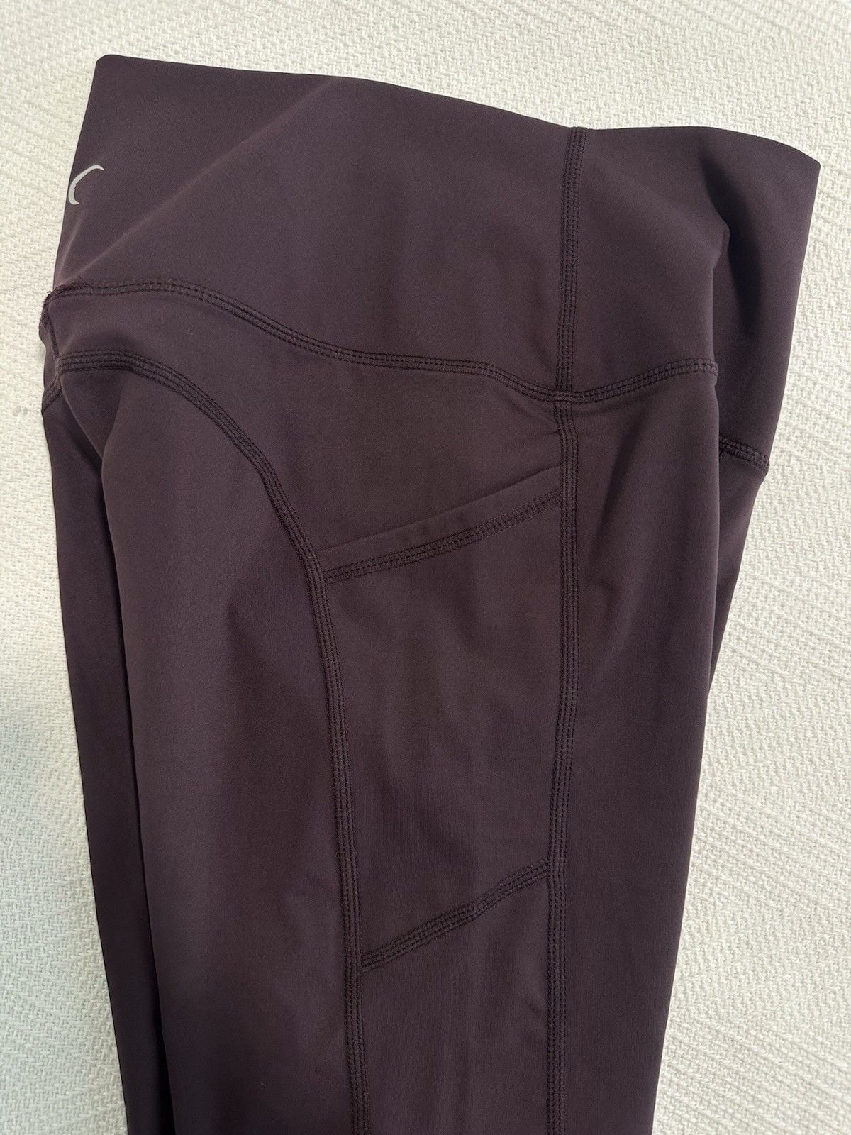 ZYIA active Purple Pocket Light n Tight Hi-rise Size 4 New! 10