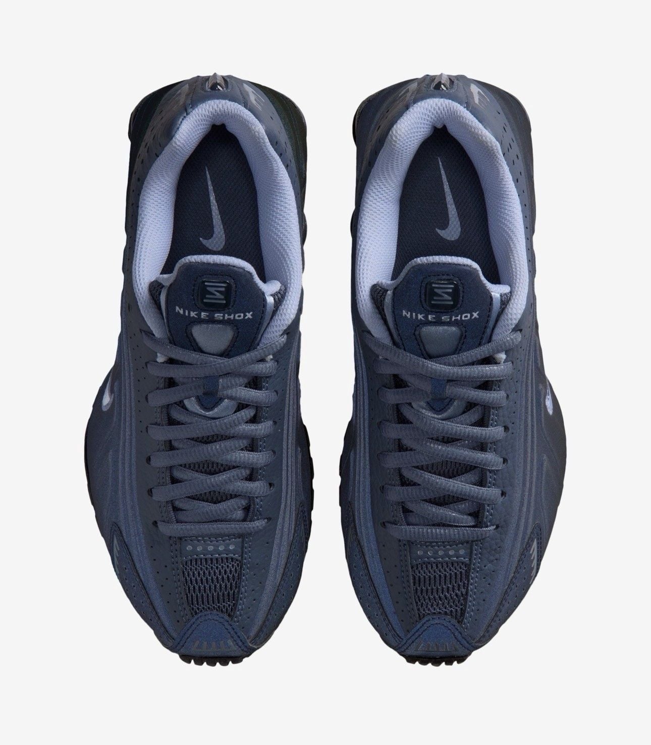 Nike Shox R4 (GS) Obsidian/Aluminum Low Top Lace Up US 5 IM6973-451 6