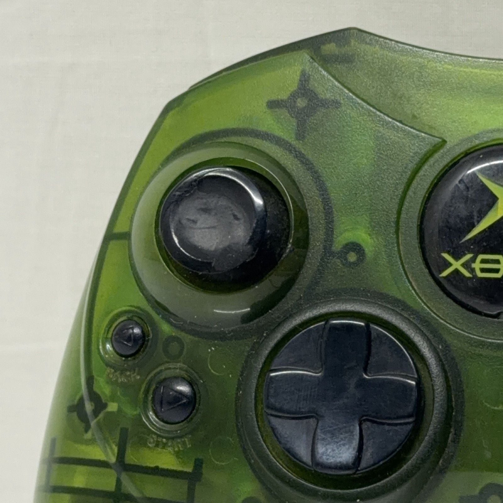 Microsoft Xbox Controller S X08-24948 Wired Translucent Green Original Xbox 3