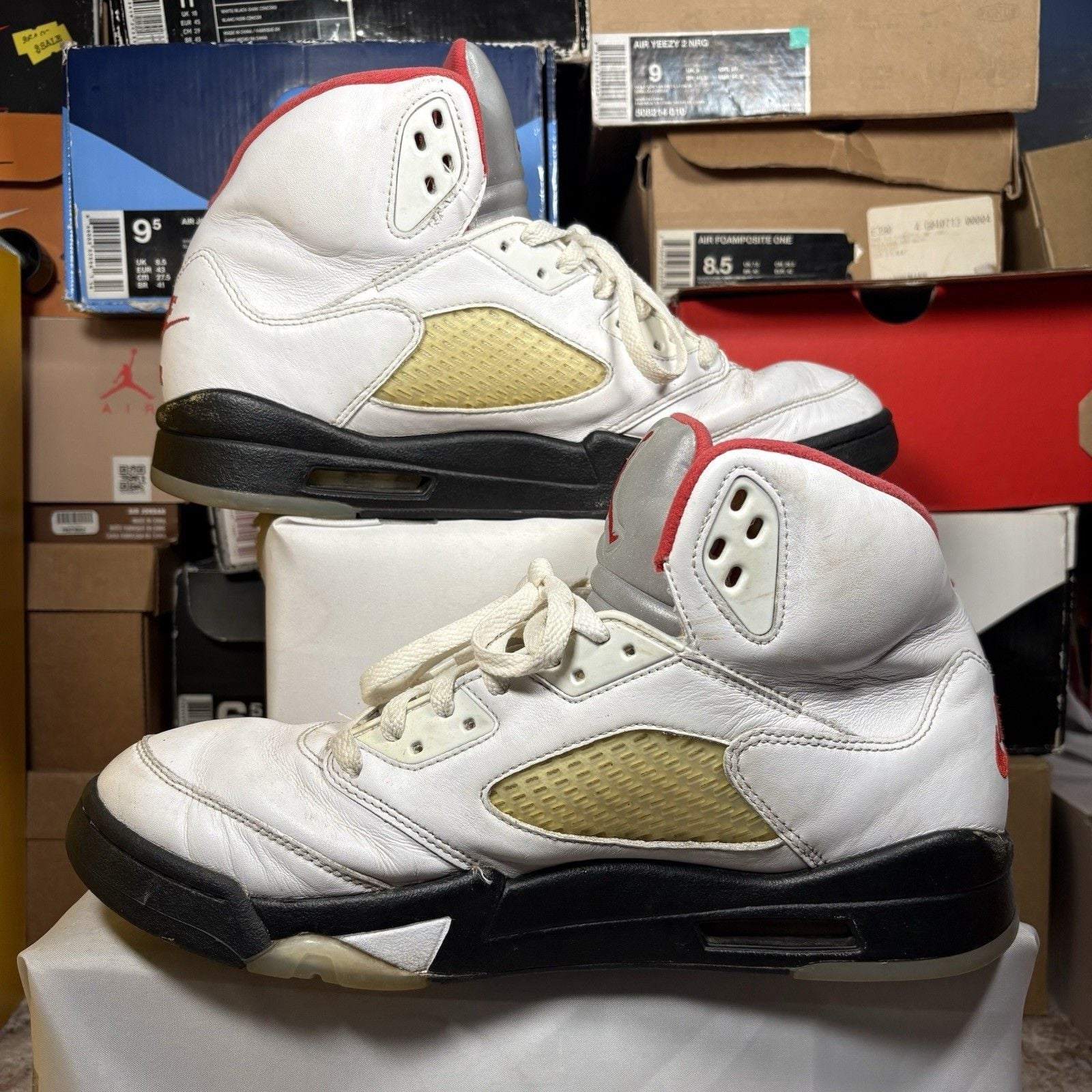 Size 11.5 - Jordan 5 Retro Mid Fire Red 3