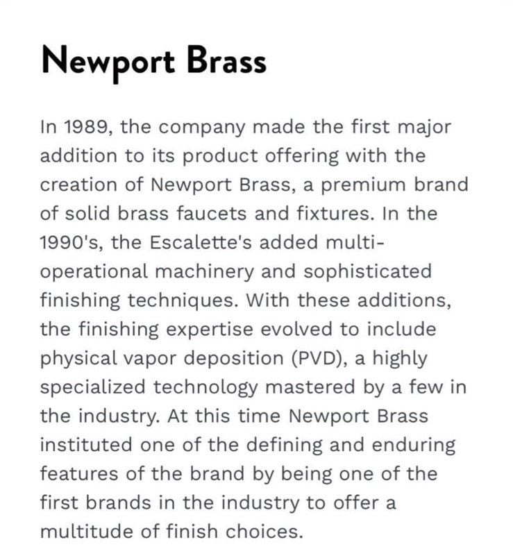 Newport Brass East Square Roman Tub Faucet – New in Box 7