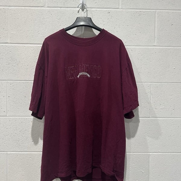 Vintage New Mexico State Tee Size XXL Maroon