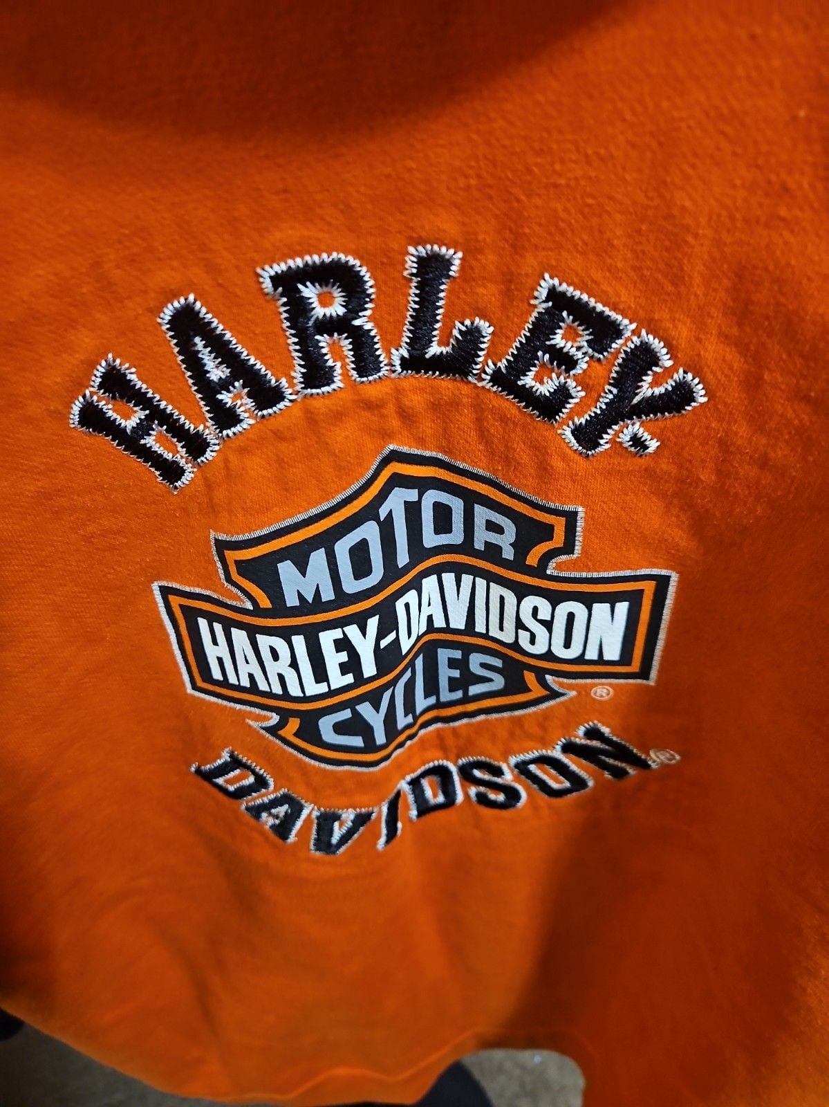 Harley Davidson Full Zip Colorblock Hoodie L 5