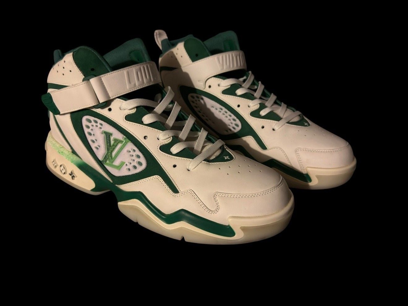 Louis Vuitton LV Trainer 2 High-Top Green Virgil Abloh Size 12(us13) 2
