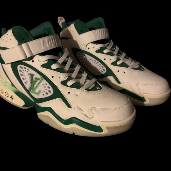 Louis Vuitton LV Trainer 2 High-Top Green Virgil Abloh Size 12(us13)