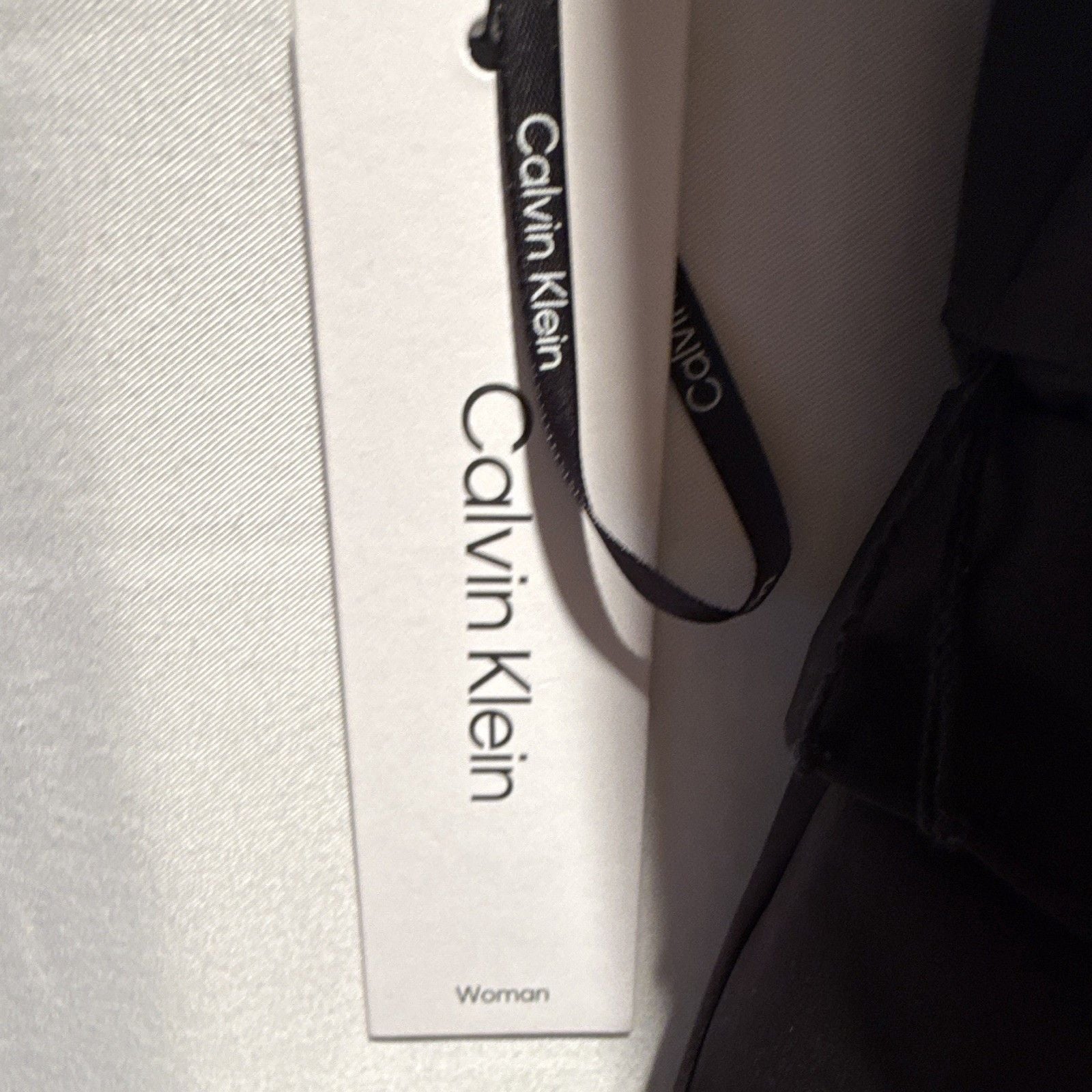 Calvin Klein Women’s 18W Black Belted Jumpsuit NWT Wide Leg MSRP $139 9
