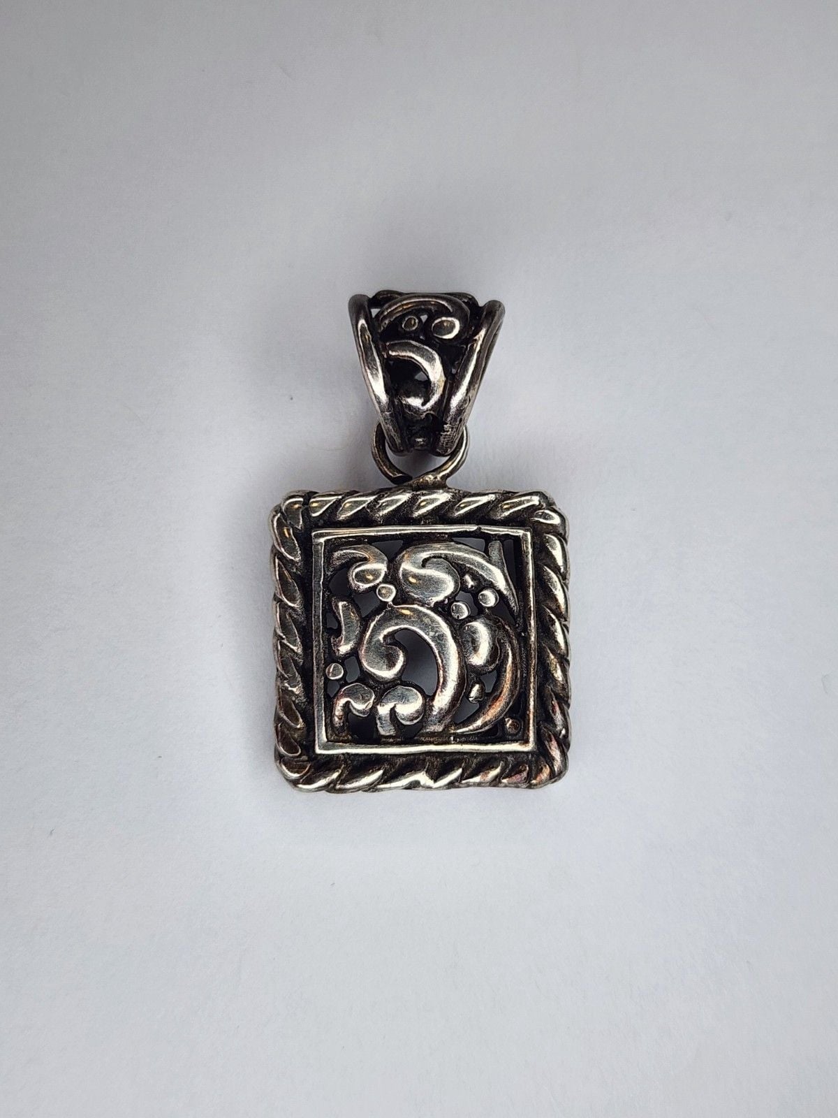 Sterling Silver Filigree Pendant 2