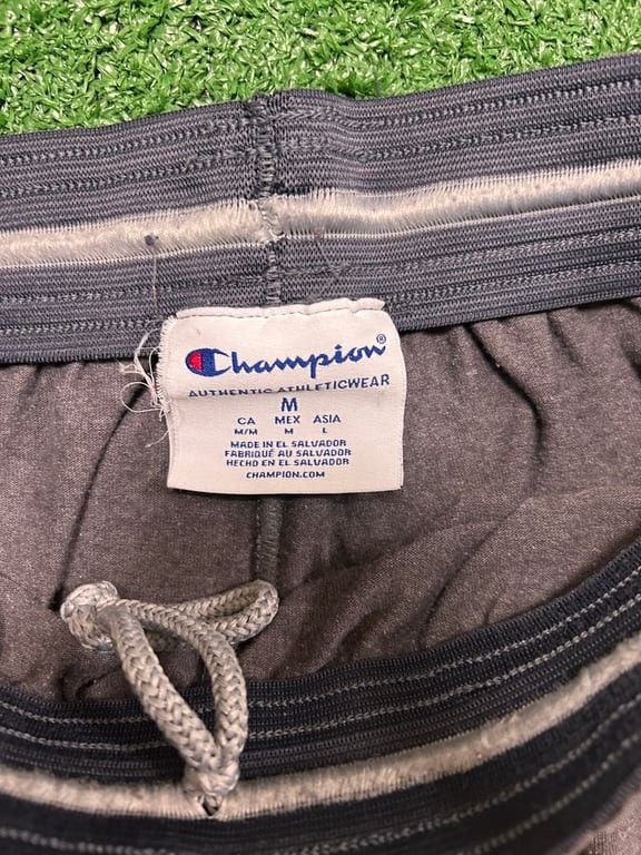 Vintage y2k Champion Men's Athletic grey baggy Sweatpants 4