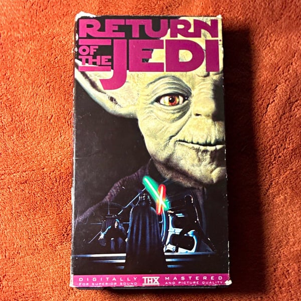 CBS Fox Video Return of the Jedi VHS NTSC THX Edition PG 1983 Hamill Ford