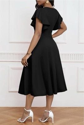 Dokotoo Women's V Neck Elegant Party Dress/SIZE XL 6