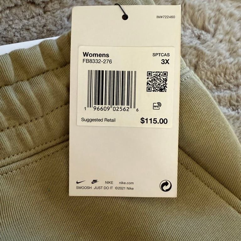 NWT Nike Women's Standard Fit Mid Rise Jogger Pants size 3X relaxed 5