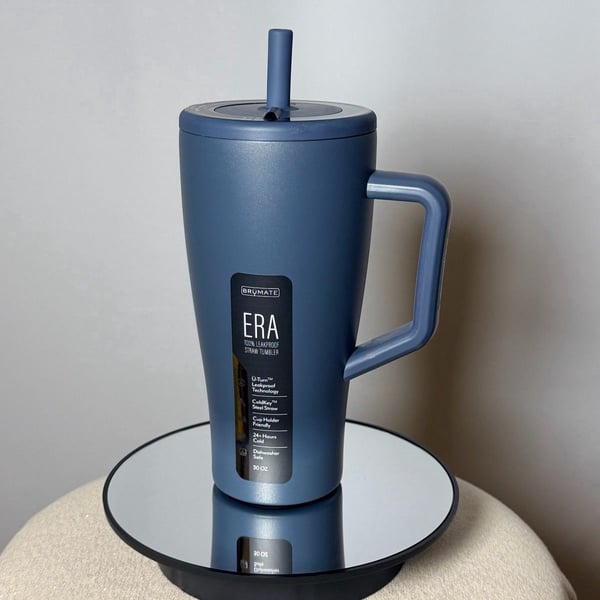 BruMate Era 30oz Straw Tumbler 100% Leakproof Insulated Cup with Handle