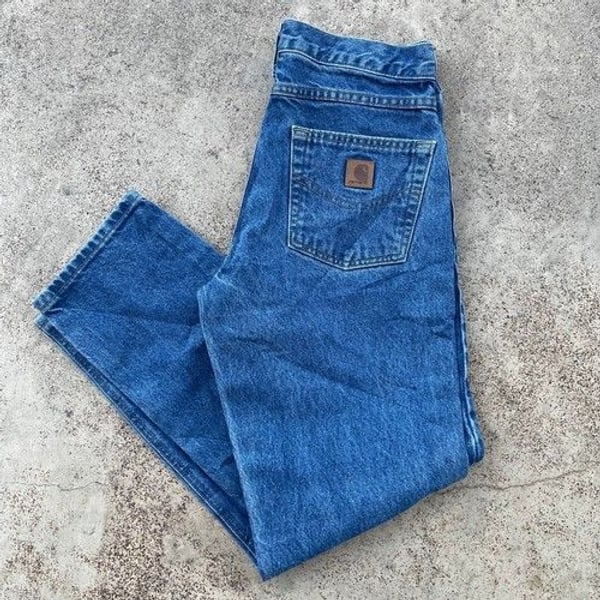 Carhartt Men's Relaxed Fit Blue Jeans