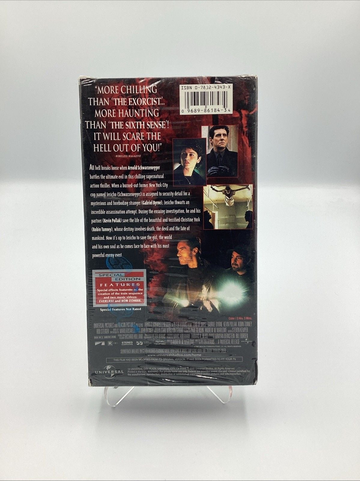 End of Days (VHS, 2000, Special Edition) Arnold Schwarzenegger BRAND NEW SEALED 2