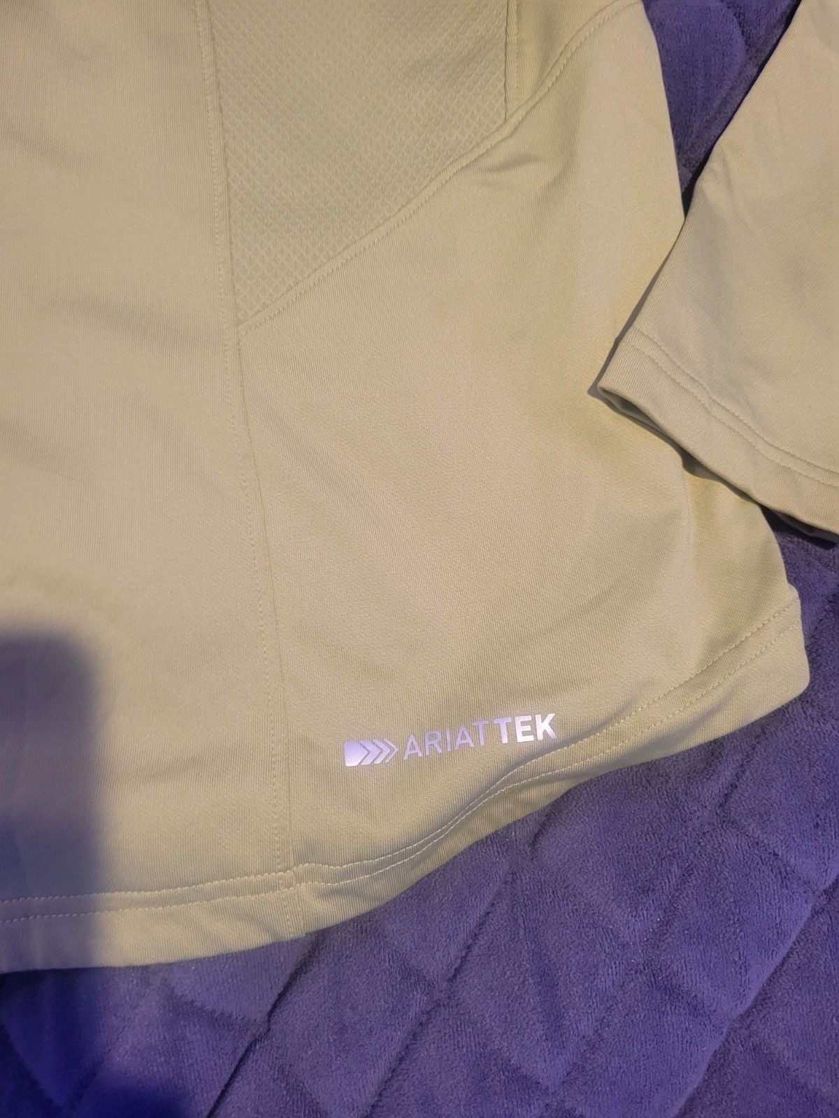 Ariat Tech Women's Pullover Size M- Lime Green 7