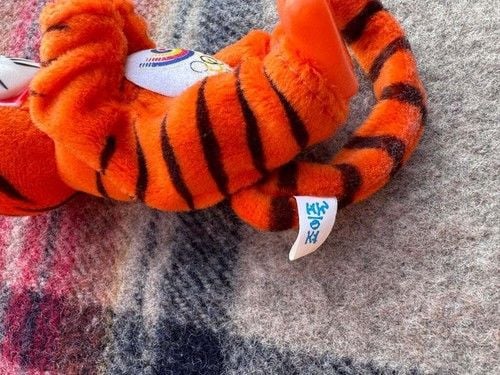 Vintage retro mascot doll. Hodori Tiger mascot Korean doll Olympic Games 88's. 2