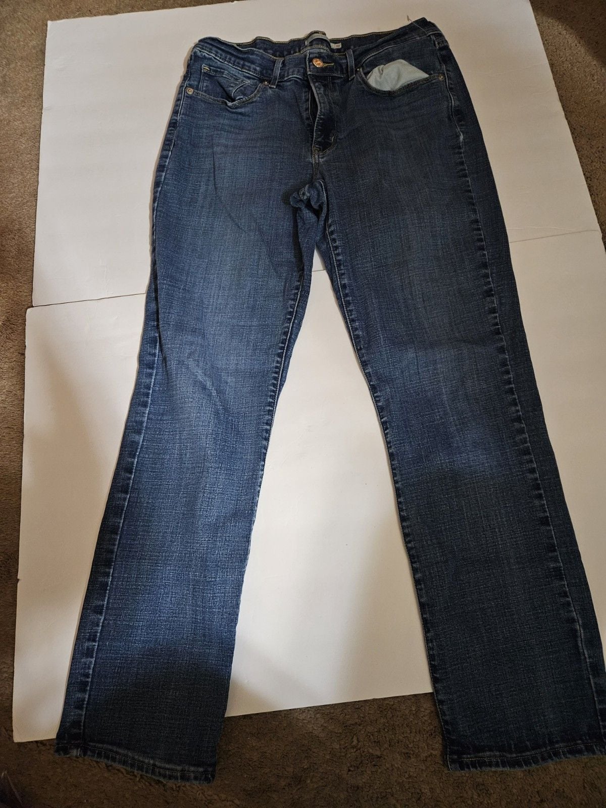 Levi Womens Classic Straight Jeans 10 2
