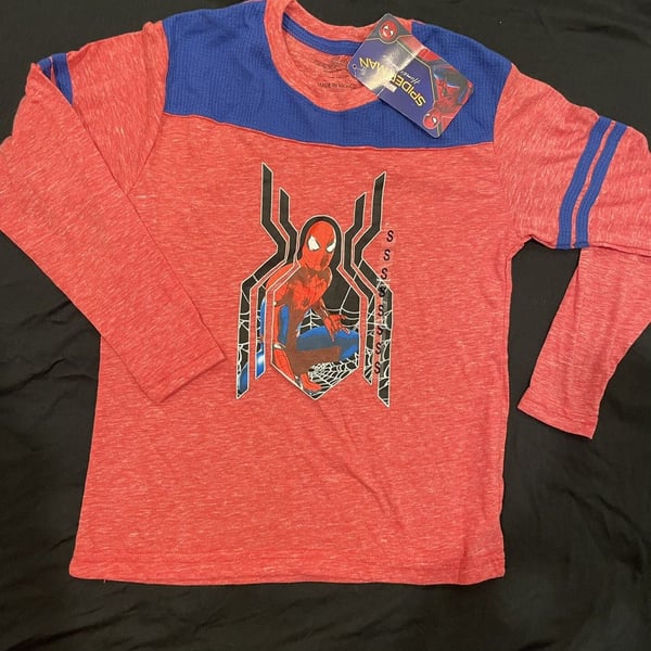 Boys marvel Spiderman full sleeves shirt size 8