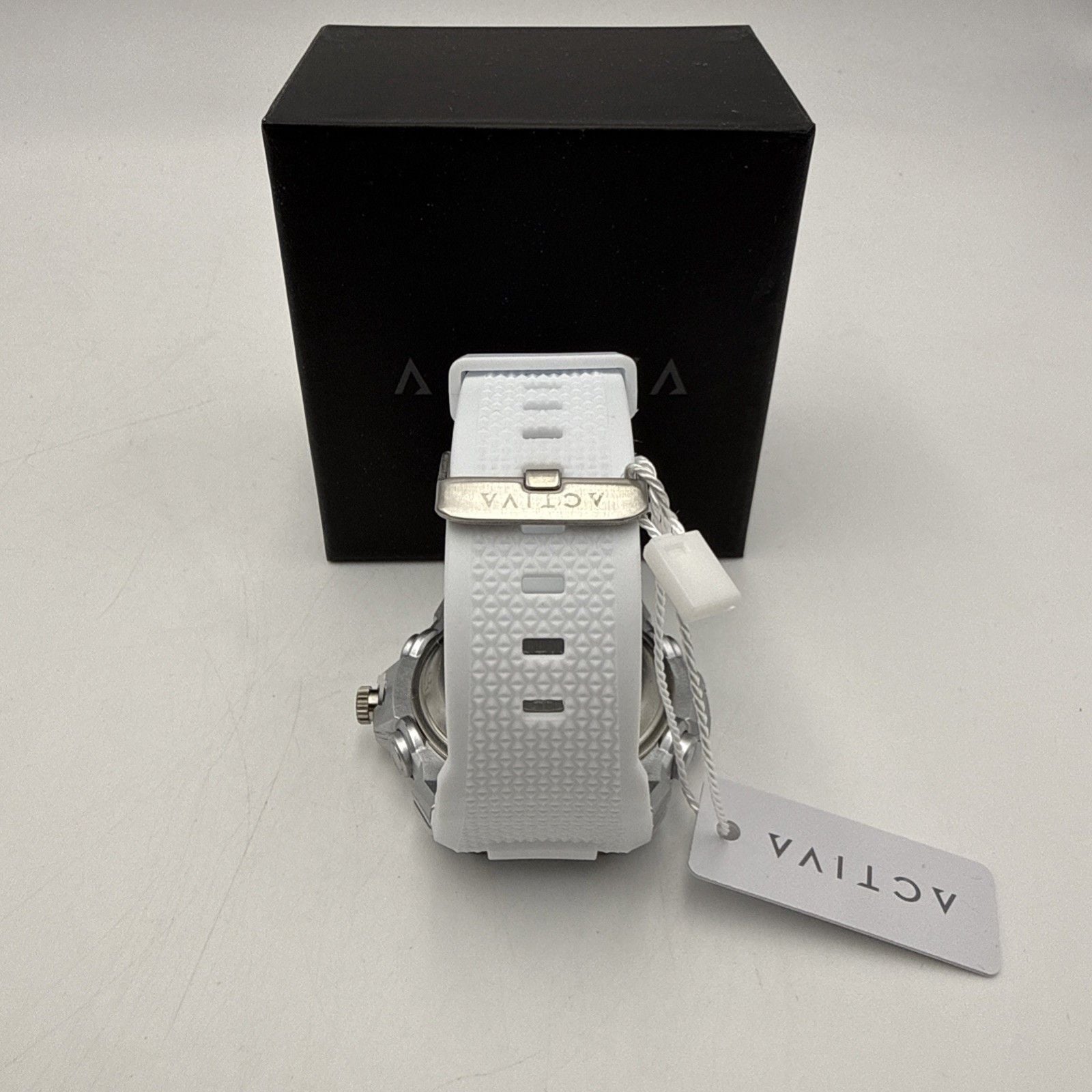 Activa X Invicta Men’s 55mm Analog Digital White Strap Watch ACW8092-004 NIB 11