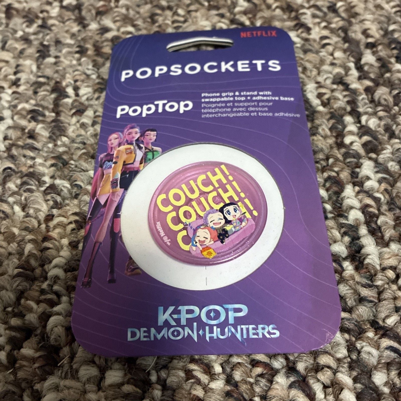 PopSockets Pop-Up Phone Holder Swappable Top Adhesive Base k-pop demon slayer 2