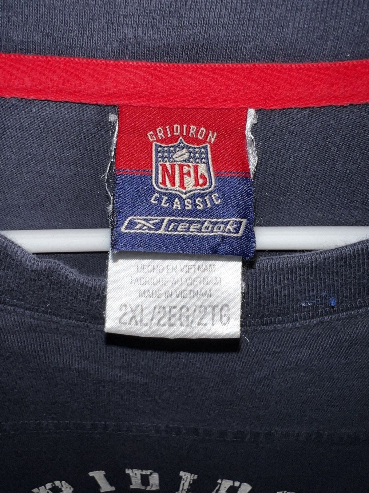 Vintage Reebok NFL Long sleev Men XL navy Gridiron Classics 5