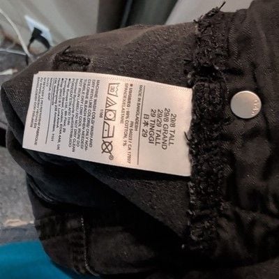 Gap Black jeans 29 8T 90s Loose Mid Rise Established In 1969 12