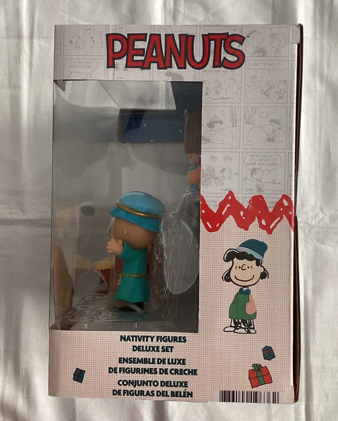 Charlie Brown Peanuts Nativity Figures Deluxe Set CVS Christmas BRAND NEW SEALED 5