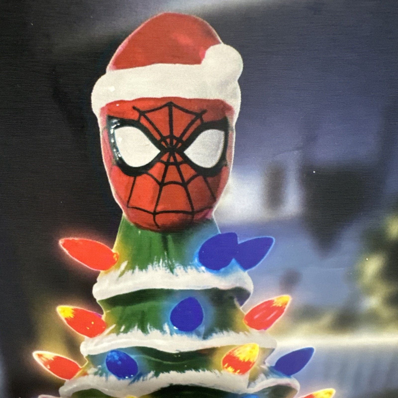 Spiderman Light Up Ceramic Holiday Christmas Tree Tiktok Miles Morales Limited 9