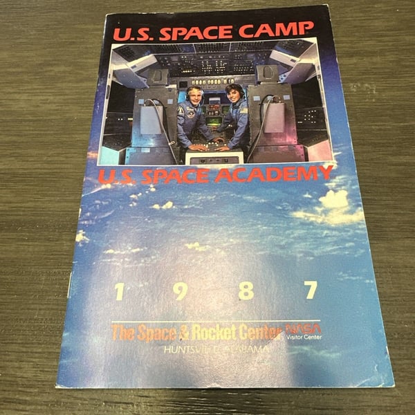Vintage 1987 U.S. Space Camp Academy Official Application Booklet NASA Alabama