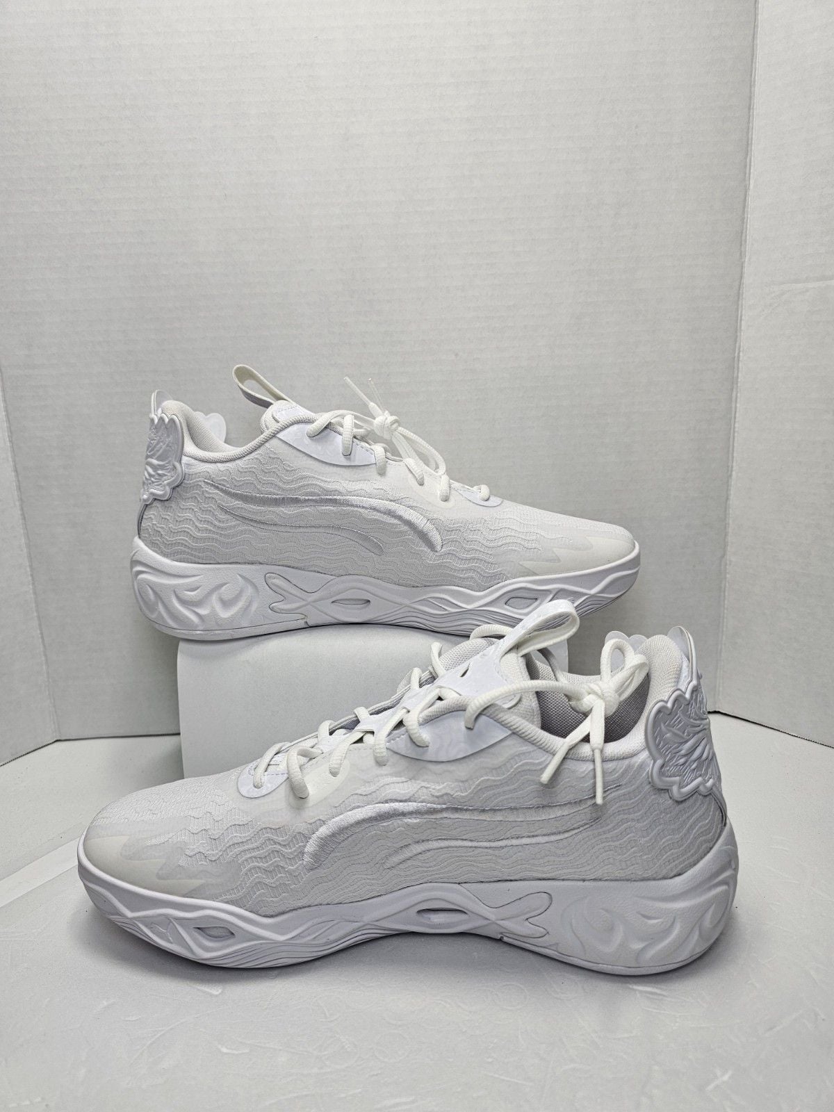 PUMA LaMelo Ball MB.04 Lo Ice White Basketball Shoes Men’s 9 311319-01 4