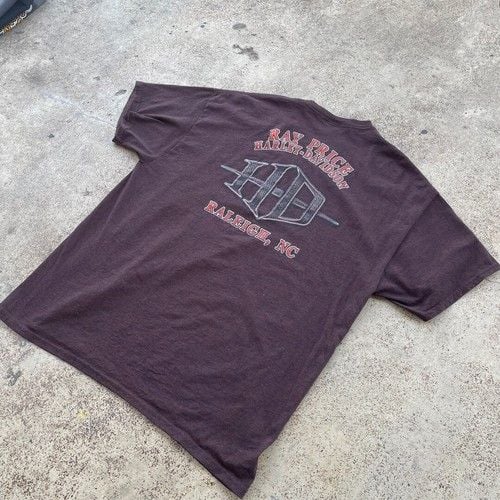 Harley-Davidson Brown Graphic T-Shirt 4