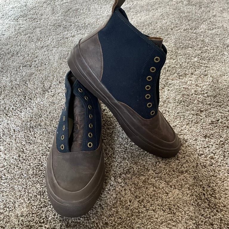 SeaVees Men's Sierra Adventure Boots Peacock Navy Size 12 Outdoor Hiking 7