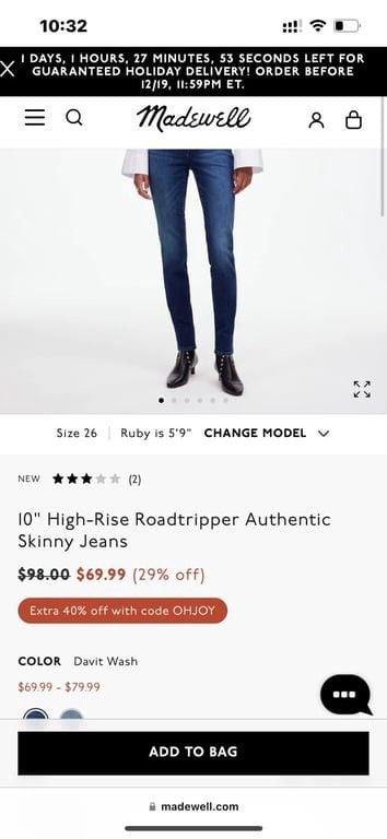 Madewell 9 inch roadtripper skinny jeans size 28 AMAZING CONDITIONS 7