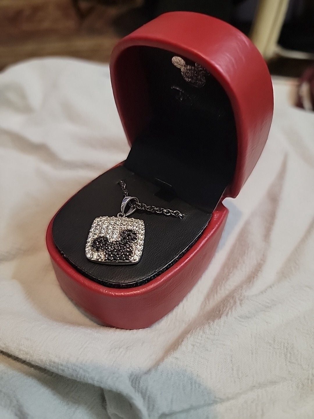Disney's Mickey Diamond Necklace 8