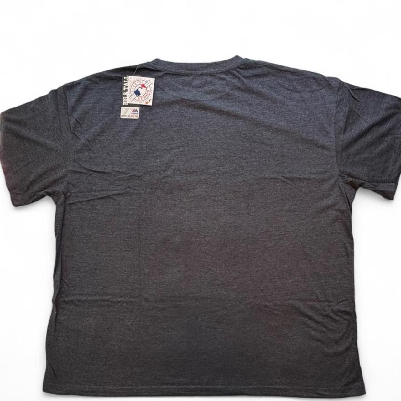 Gray Majestic Athletic Milwaukee Brewers t-shirt with white and gold logo size 4XL big & tall dimensions in the pictures brand new with tags. 7