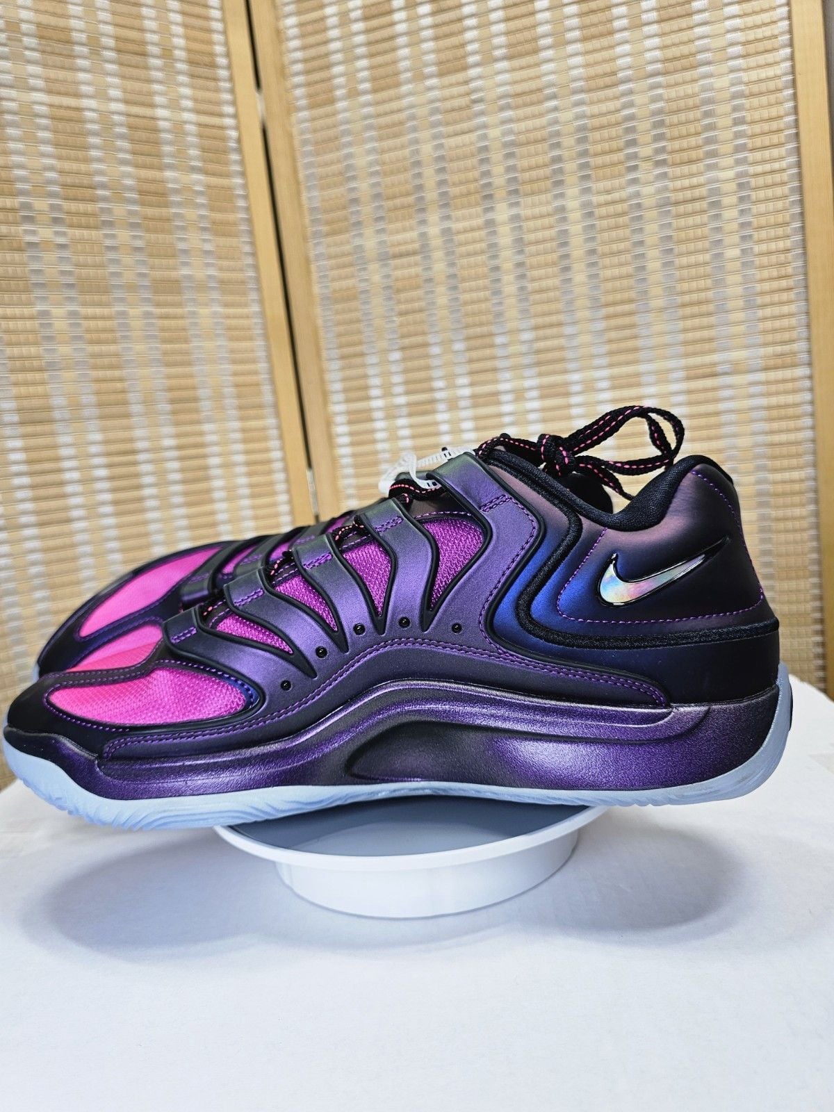 Nike KD 18 Eggplant Vivid Purple Basketball Shoes IM5843-500 Men's 12 NEW 10