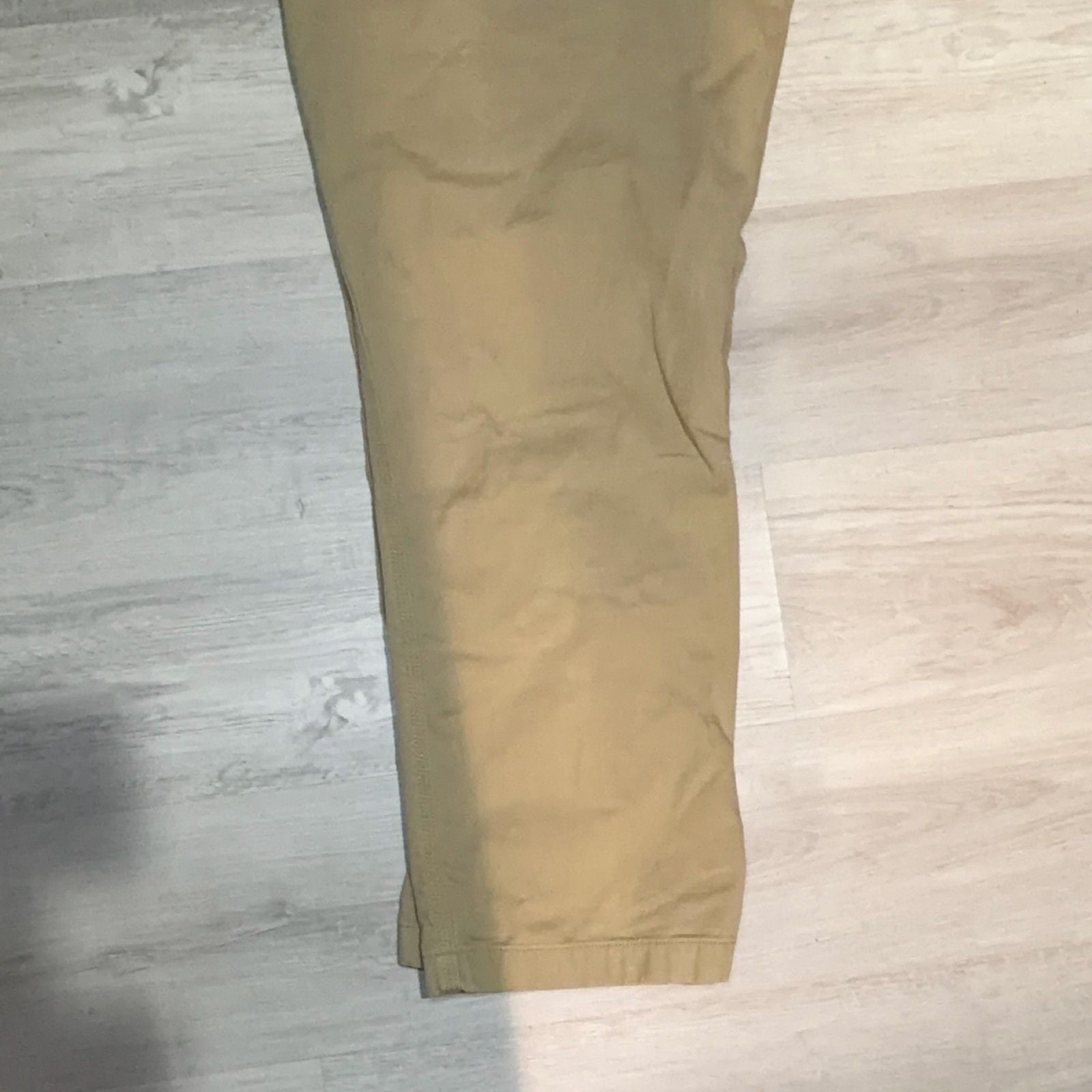 Carhartt Men's 38x30 Carpenter Pants Relaxed Fit Canvas Workwear Beige Cotton 9