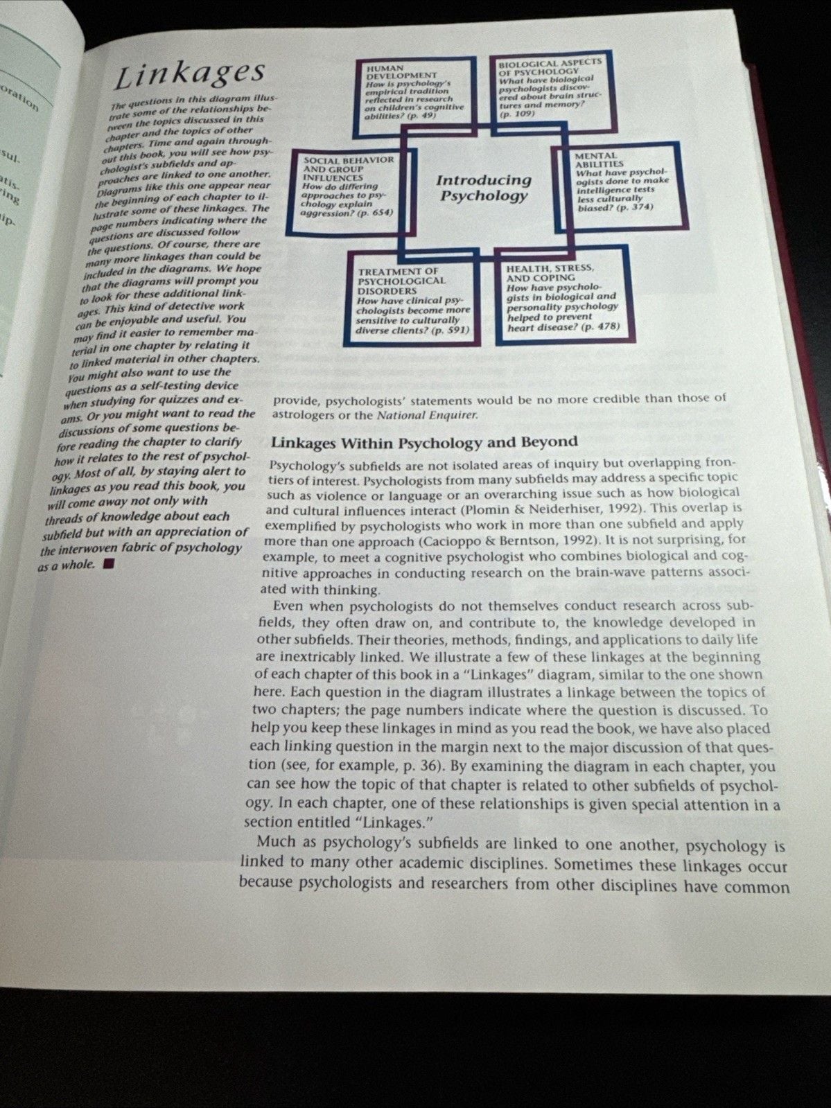 Psychology, Third Edition Hardback College By Bernstein ,Roy, Srull, Wickens 4